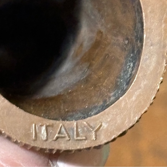 Vintage Antique Molded plastic made in Italy Nativity scene figures. Set of 3 - Picture 9 of 10